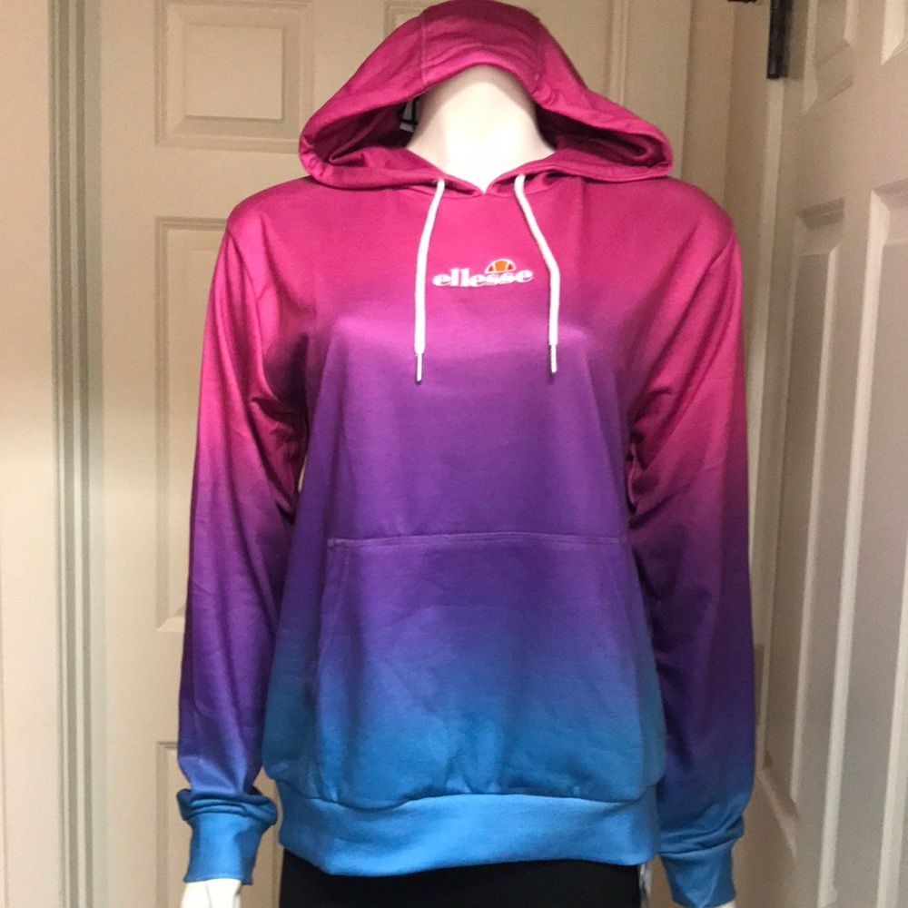 Ellesse Athletic/Athleisure Hoody S/S, Size M NWT!